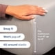 thumbnail image 3 of Juego de sábanas CGK Unlimited, tamaño completo, gris claro, 4 piezas, 3 of 8