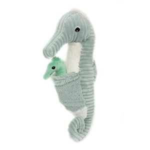 Les Ptipotos - Peluche Caballito De Mar Papadou Papá Y Bebé - Menta