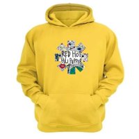 Genérico - Polerón Canguro Red Hot Chili Peppers Amarillo Talla Xs Unisex