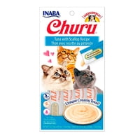 Churu - Snack Humedo Gato Sabor Atún Con Ostiones 56Gr