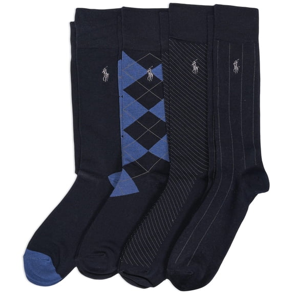 Calcetines POLO RALPH LAUREN para hombre, con estampado variado, vestido redondo