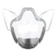 thumbnail image 3 of Funda Transparente Para Mascarilla, Protector Facial Transparente, Reutilizable, Con Válvula De Respiración, Color Gris, 3 of 3