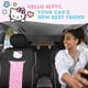 thumbnail image 2 of Juego de fundas para asientos de coche y alfombrillas de goma Hello Kitty Pink, 2 of 9