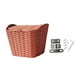 thumbnail image 2 of Cesta para bicicleta, cesta para manillar, cesta para bicicleta con tapa, extraíble, práctica cesta para guardar bicicletas, para bicicletas plegables Marrón, 2 of 5