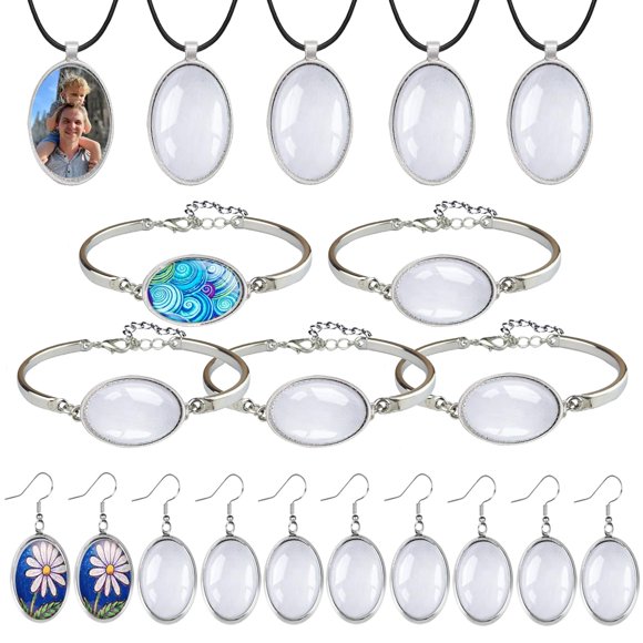 Bandejas para colgantes J6QIHANG – Kit de joyería DIY