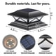 thumbnail image 3 of Luces solares para tapa de poste PASAMIC, paquete de 2, impermeables, 2 modos, 3 of 8