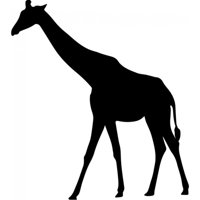 Rienda Libre Graphics - Decomural Giraffe African Animals Pack Ws-33193