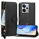 thumbnail image 1 of FOXDOCK Funda Tipo Cartera para Tecno Hot 9 Cuero PU con Cremallera y Correa de Muñeca, Ranuras para Tarjetas, Soporte Plegable, Cierre Magnético, 1 of 5