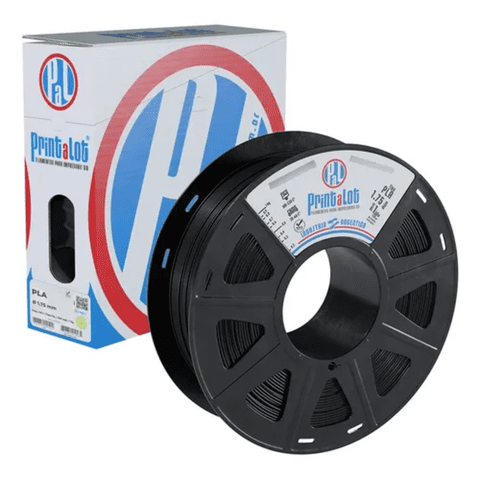 Genérico - Filamento Pla 1.75 Mm Printalot 1 Kg Color Negro