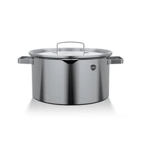 Wens - Cacerola Olla Acero Inoxidable 20Cm Con Tapa De Cocina