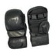 thumbnail image 5 of Guantes De Boxeo Guantes De Kickboxing De Medio Dedo Para Grappling Sparring Hombres Mujeres M Negro, 5 of 5