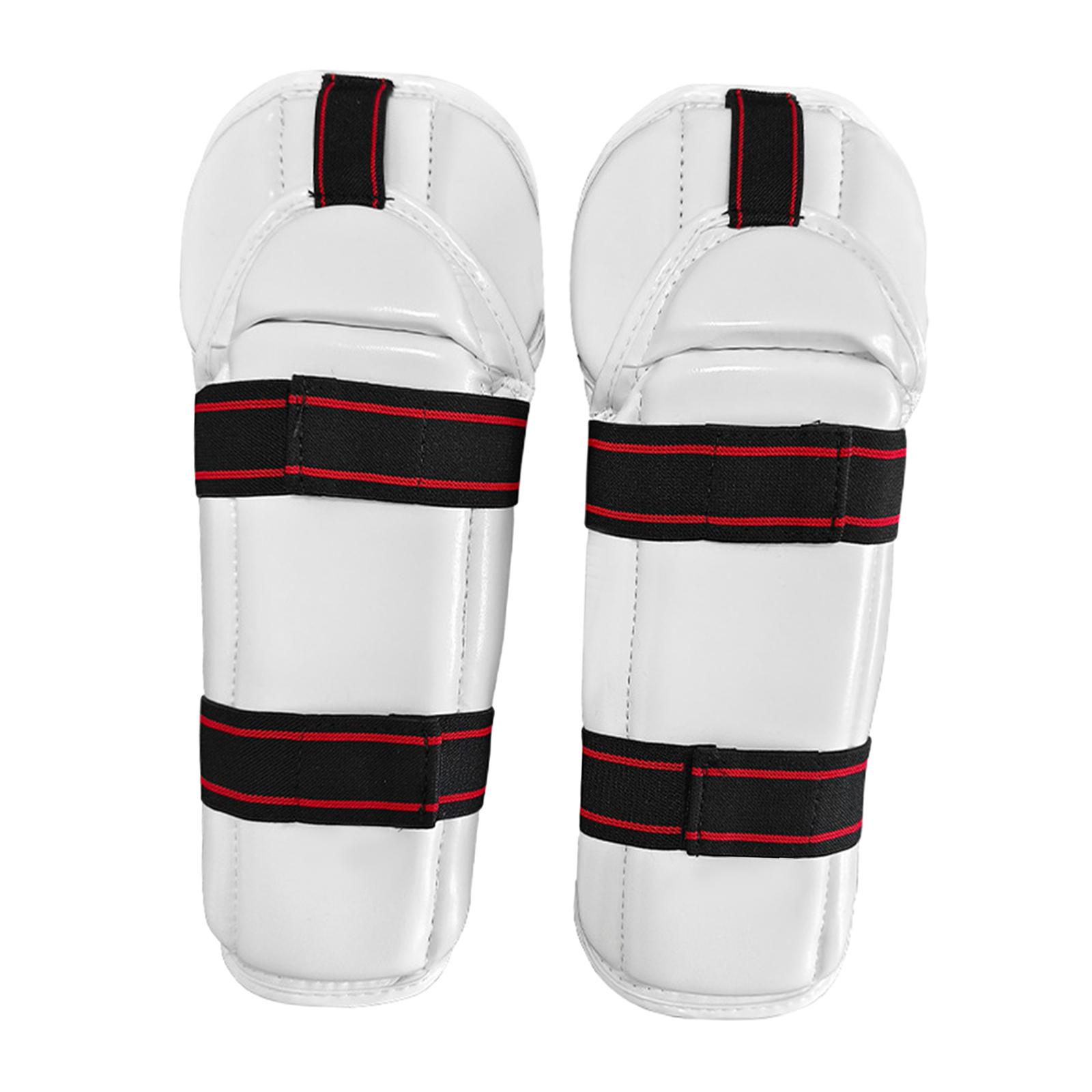 Ioensy - Espinilleras De Taekwondo Protector De Espinilleras De Brazo De Taekwondo Para Partido Sanda Muay Thai M