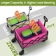 thumbnail image 2 of Carrito plegable colapsable Blomoba, utilitario, 100 kg, rosa, 2 of 9