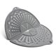 thumbnail image 1 of Pantalla antisalpicaduras de silicona BIGOWL para sartén de 10 a 12 pulgadas, color gris, 1 of 7