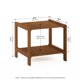 thumbnail image 2 of Mesa Furinno FG19840T Tioman de madera dura, 90 x 43 x 45 cm, color natural, 2 of 6