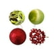 thumbnail image 2 of Set 15 Piezas Decoracion Bambalinas Diseños Verde Rojo 6cm, 2 of 3