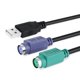 thumbnail image 3 of Adaptador PS/2 a USB Perixx PERIPRO-401 Negro, 3 of 7