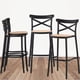 thumbnail image 3 of Pack 4 Taburetes Bar Valentino Negro 65 cm | Apilable| Exterior, 3 of 9