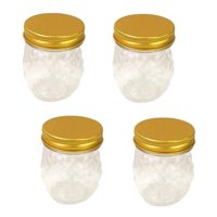 Genérico - 4 Potes Plasticos Frascos Plasticos Pote Plastico Frasco