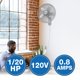 thumbnail image 2 of Ventilador de pared Air King 9018 de calidad comercial, 45 cm, blanco, 2 of 9