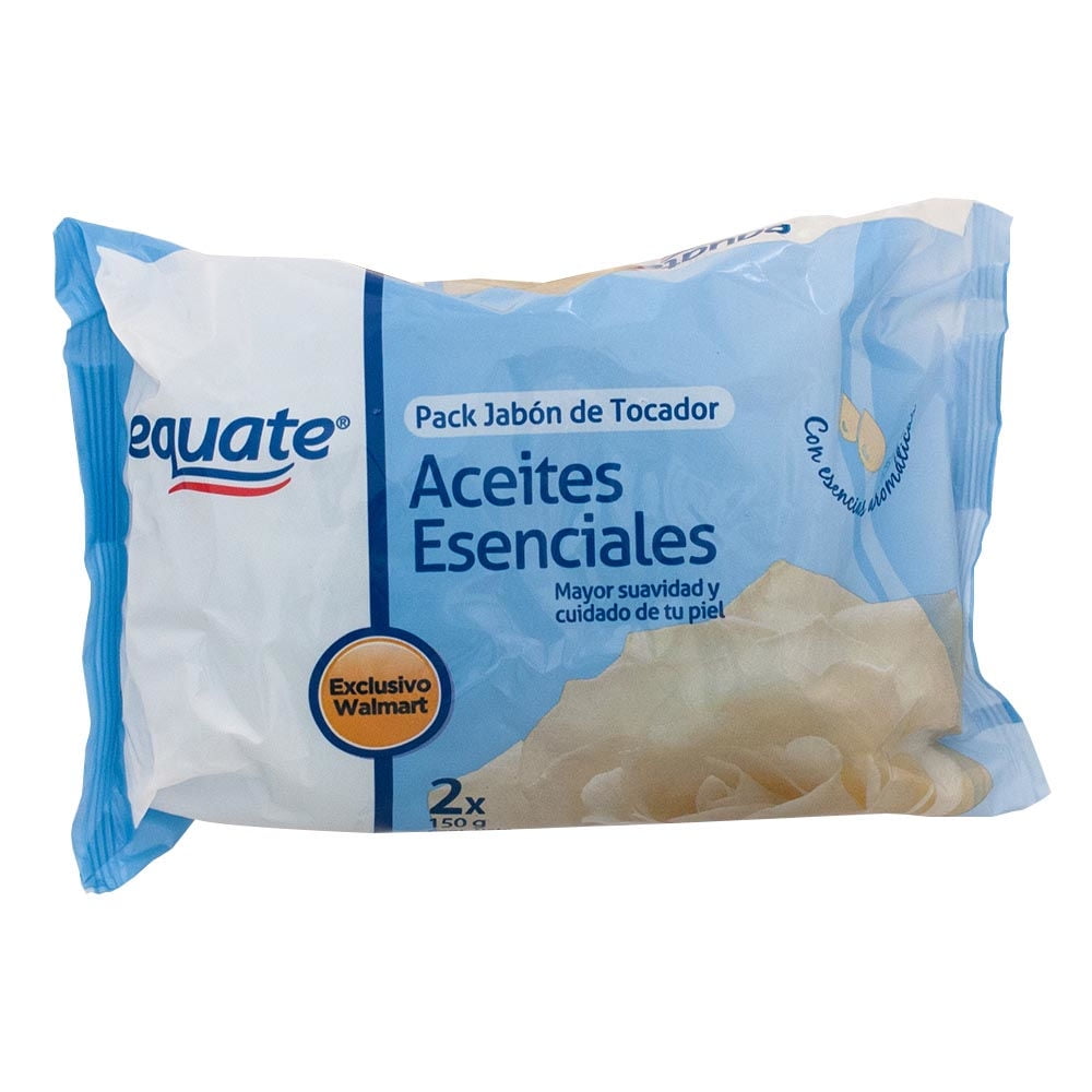 Jabón En Barra Aceites Esenciales 2 Un de 150 g c/u Equate