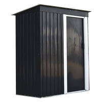 Bodega Jardín 181X162X86 Cm Negra Homeclaf