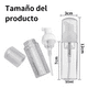thumbnail image 2 of 20pcs Dispensadora Espuma Botellas Jabón 50ml Transparente, 2 of 3