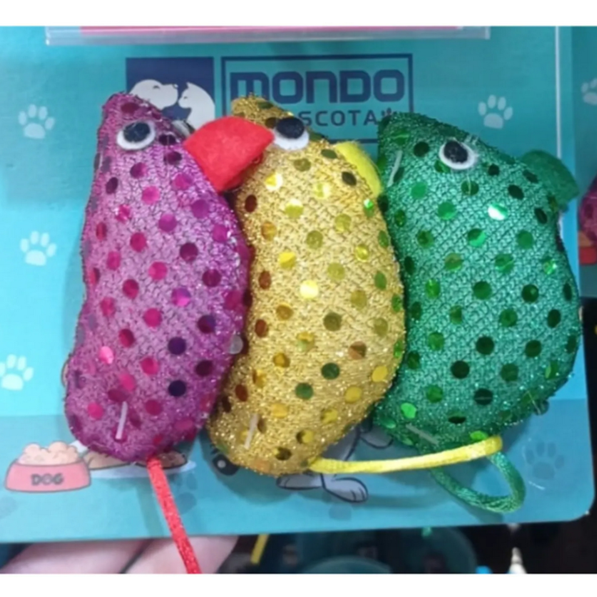 Genérico - Juguete Raton De Peluche Para Gatos 3 Unidades
