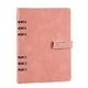 thumbnail image 1 of Libreta de oficina de negocios, bloc de notas de hojas sueltas, cuero sintético para estudiantes, 6 anillas, 1 of 5