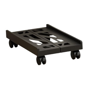 Magideal - Soporte Retráctil Para Cpu, Soporte Para Gabinete De Pc, Resistente, Ahorra Espacio, Fácil Instalación, Soporte Para Piso De Pc, Soporte Móvil Para Pc Negro