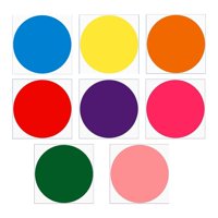 Magideal - 8 Pegatinas De Puntos De Colores Para El Suelo, Discos De Entrenamiento De Fútbol, Suministros Para Actividades, Marcadores De Alineación, Etiquetas