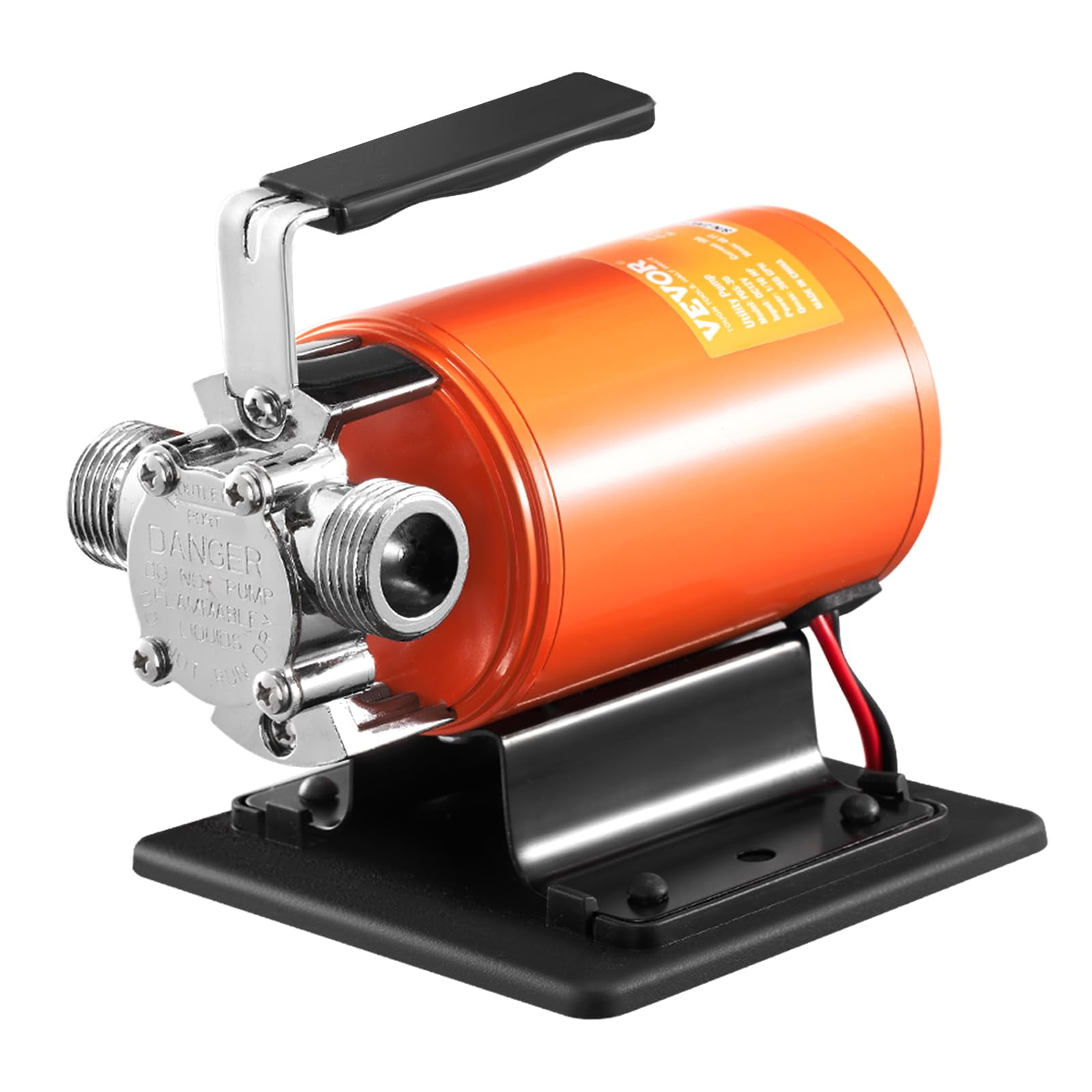 Bomba De Transferencia De Agua Vevor 12v 360lph 14m Con Kit De Manguera De Succión