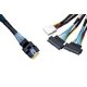 thumbnail image 1 of Adaptador DiLiving SlimSAS 8X a 2 U.2 NVMe con cable de 75 cm, 1 of 6
