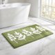 thumbnail image 2 of REGALWOVEN Alfombra de Baño Antideslizante de Felpa para Piso de Baño, Tina y Ducha Hojas-2 20" x 32", 2 of 6