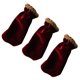 thumbnail image 1 of 3pieces pleuche piano sustain pedal cover protector de la manga del pie protector rojo, 1 of 5