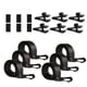 thumbnail image 1 of Kit de fijación de carrete de cobertura solar de 6 piezas, correas de carrete, 6 clips con ganchos, 6 cierre táctil, accesorios de correas de cubierta, 1 of 5
