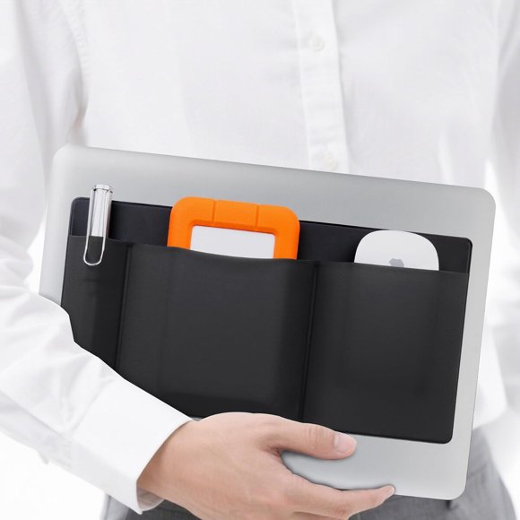 Lacdo 3Pocket: organizador adhesivo de tres bolsillos para laptop