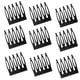 thumbnail image 4 of 100pcs mini dientes de metal peine del pelo clips chica mu?eca horquillas DIY Accs negro, 4 of 5