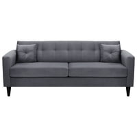 Bodevir - Sofa New Retro 3Cg Felpa 00 Gris