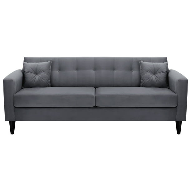 Sofa New Retro 3CG Felpa 00 Gris