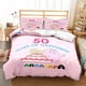 thumbnail image 1 of v479 Bed Sheets Cute Cartoon Barba-papa Pink Bedding Set,Duvet Cover Bed Set Quilt Cover Pillowcase,King Queen Twin Size Boys Girls Adults 3-Piece Bedding Set (1 Duvet Cover + 2 Pillow Shams) Bed Shee, 1 of 5