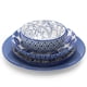 thumbnail image 2 of Juego de Vajilla Elama Aurora de Porcelana Azul 16 Piezas, 2 of 8
