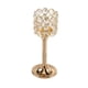 thumbnail image 2 of Sala De Estar Decoración Del Hogar Mesa De Boda Candelabro De Cristal Candelero Dorado 8x8x21cm, 2 of 5