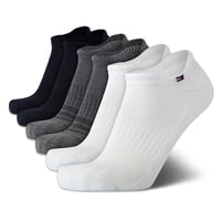Calcetines Tommy Hilfiger Low Cut Tab, Paquete De 6, Para Hombre, Tallas 7-12