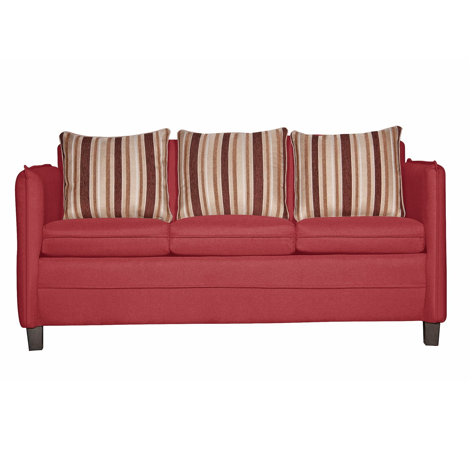 Ruzam Mobel - Sofá 3 Cuerpos Barcelona Rojo