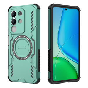 Funda Foxdock Para Vivo Y29 4G , Magnética, Resistente A Golpes, Con Soporte, Unisex, Carga Inalámbrica