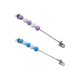 thumbnail image 4 of 2 Uds Tablero Ocupado Juguete Sensorial De Madera Habilidad Práctica Color Violeta Azul, 4 of 5