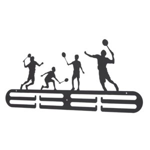 Ioensy - Colgador De Exhibición, Soporte De Premios Resistente, Soporte De Medalla Montado En La Pared Para Bádminton De Pared