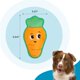 thumbnail image 5 of Juguete para perro Outward Hound 25 cm color zanahoria, peluche chirriante, 5 of 7