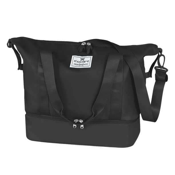 Travel Duffel Bag With Shoes Compartment, Sports Gym Tote Carry On Bags, Foldable Lightweight Overnight Shoulder Weekender Shopping Hospital Handbag